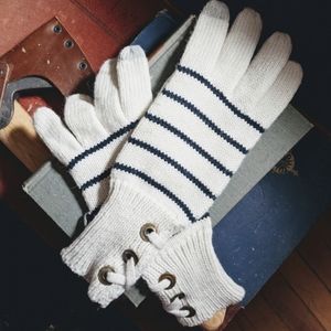 cute knit Ralph Lauren smart touchscreen gloves